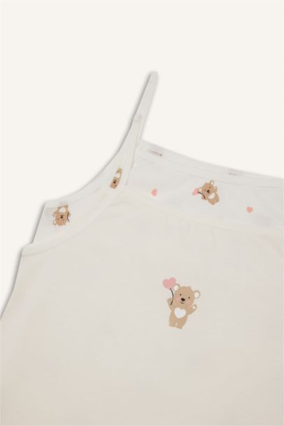 Lot de 2 débardeurs imprimés pour fille