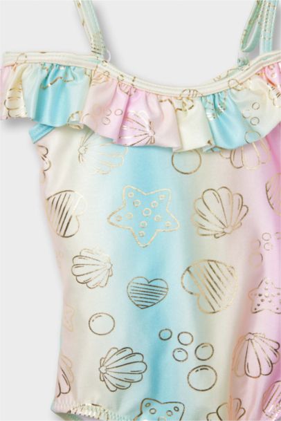 مايوه بيبي بناتي وافل