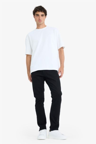 Pedro Slim Fit Dar Kalıp Normal Bel Dar Paça Jean Pantolon