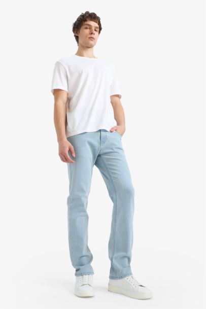 Sergio Regular Fıt Normal Bel Boru Paça Düz Paça Jean Pantolon