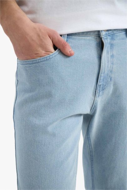 Sergio Regular Fıt Normal Bel Boru Paça Düz Paça Jean Pantolon