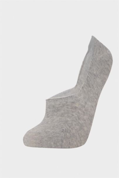 شرابات فلات حريمي قطن فلورال - 3 قطع