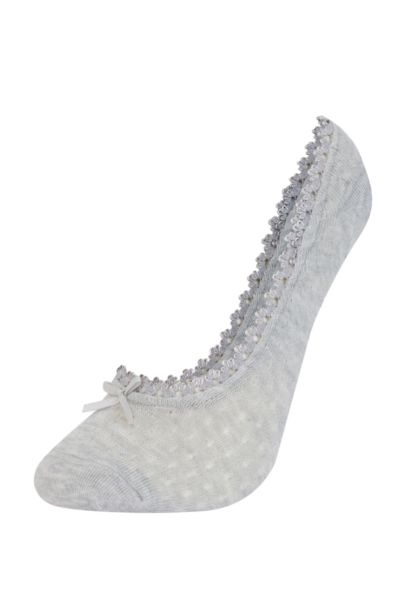 شرابات فلات حريمي قطن - 3 قطع