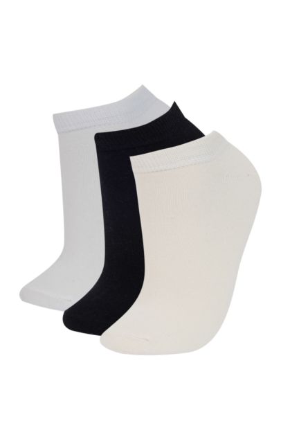 Woman Basic 3 piece Short Socks