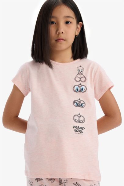 Girl Looney Tunes Regular Fit 2 Piece Pajama Set