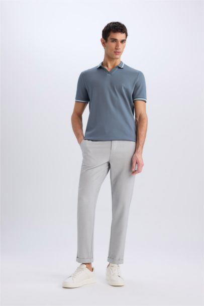 تيشيرت بولو نص كم قصة عادية