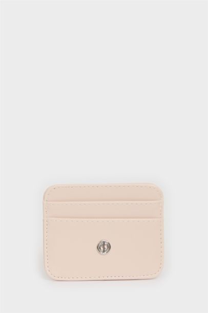 محفظة بطاقات نسائي جلد صناعي