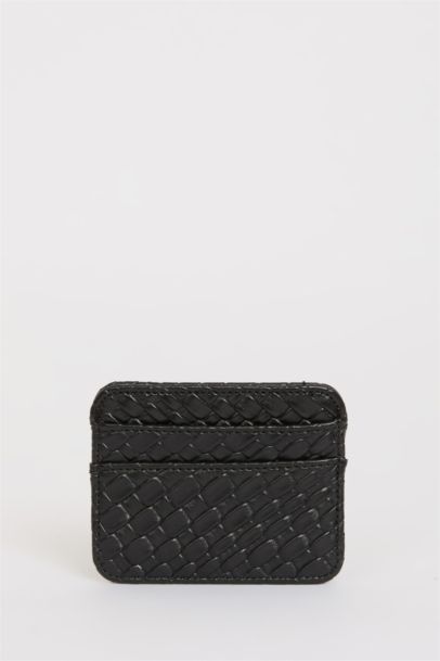 محفظة بطاقات نسائي جلد صناعي