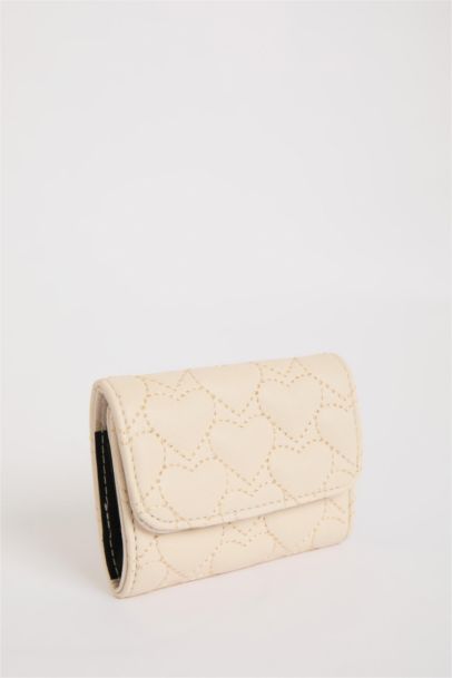 Woman Faux Leather Business Card Wallet