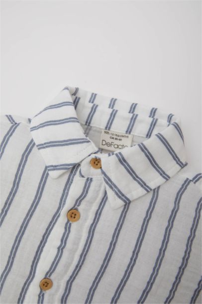 Ensemble de chemise rayée et pantalon pour bébé garçon