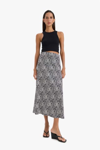 A Line Maxi Skirt
