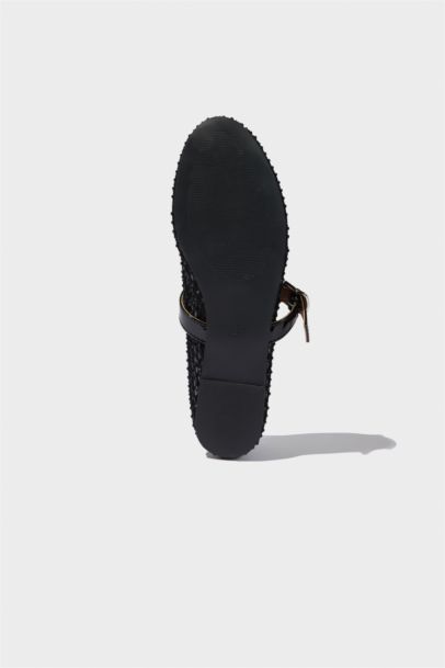 Woman Stones Ballerina Flat Shoes