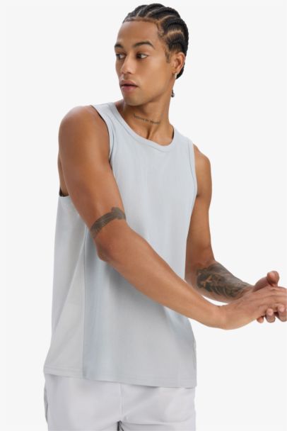 DeFactoFit Slim Fit Crew Neck Sports Tank Top