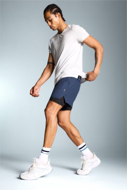 DeFactoFit Slim Fit Crew Neck Sports T-Shirt