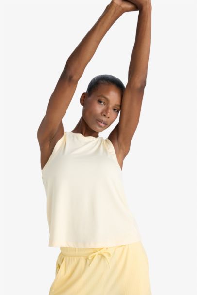 DeFactoFit Regular Fit Crew Neck Sports Tank Top