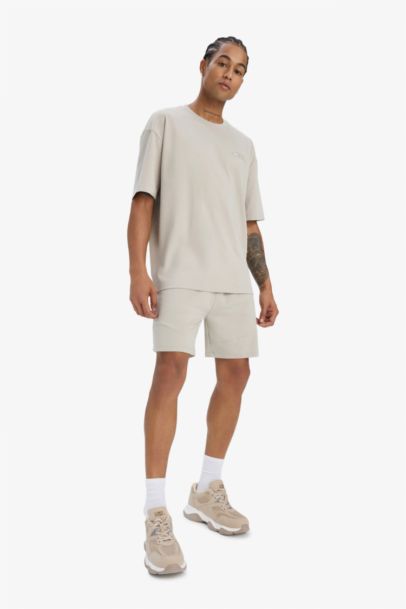 DeFactoFit Oversize Fit Printed Sports T-Shirt