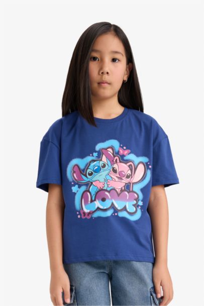 Girl Disney Lilo & Stitch Relax Fit T-Shirt