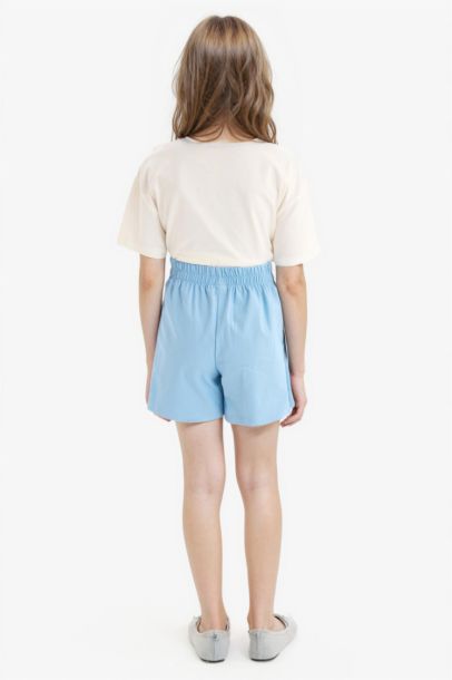 Girl Gabardine Pleated Skort