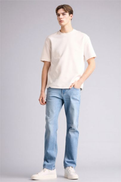 بنطرون جينز سيرجيو قصة عادية برجل عادي وخصر عادي