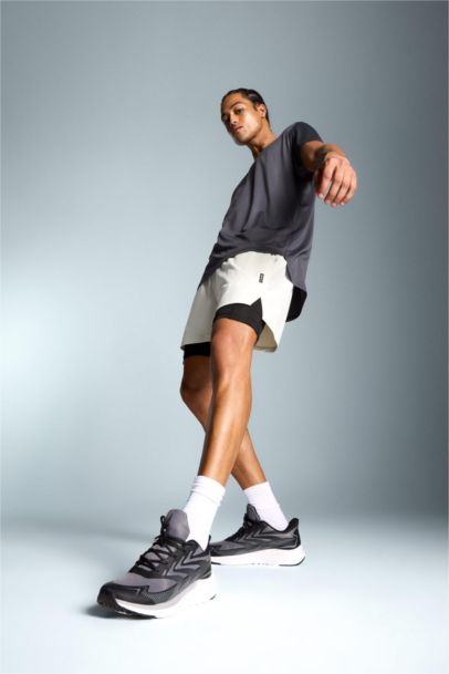 Спортивные шорты приталенного кроя, Коллекция DeFactoFit