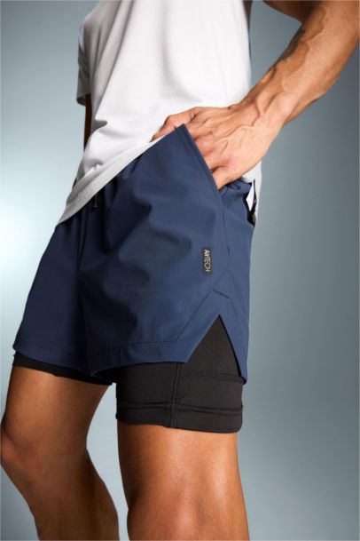 Slim Fit Dar Kesim Sporcu Taytlı Şort