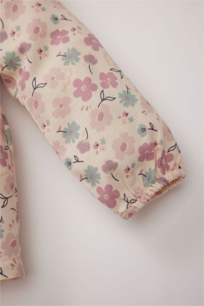 Chemise fleurie pour bébé fille