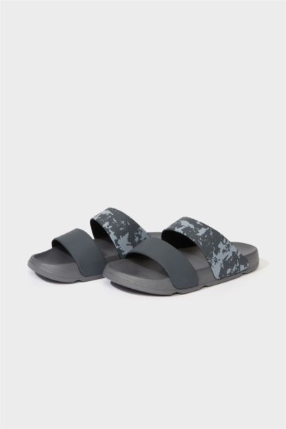 Erkek Düz Taban Çift Bantlı Eva Terlik