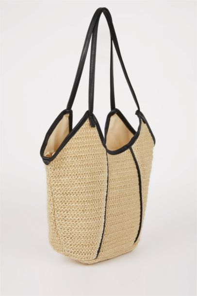 Woman Straw Shoulder Bag