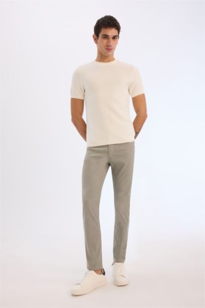 Standard Fit Crew Neck Knitwear T-Shirt