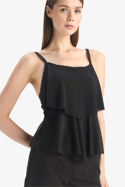 Regular Fit Tül Tankini