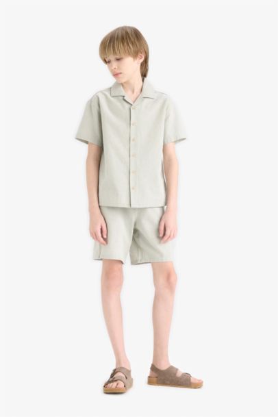 Beli Lastikli Şort Erkek Çocuk