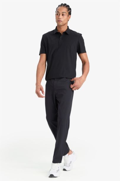 DeFactoFit Slim Fit Standard Leg Flexible Multifunctional Woven Trousers