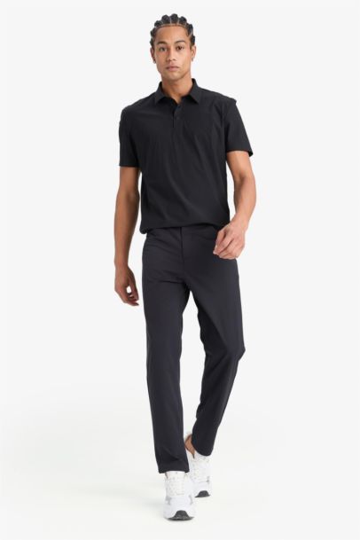 DeFactoFit Slim Fit Standard Leg Flexible Multifunctional Woven Trousers