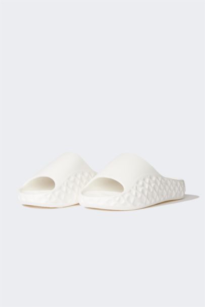 Woman Flat Sole Single Band Eva Slippers