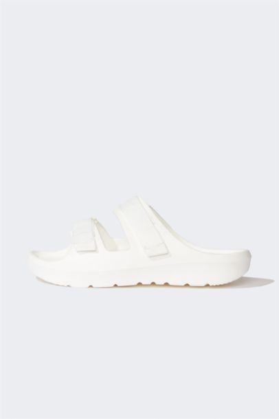 شبشب نسائي إيفا بكعب مسطح بشريط مزدوج