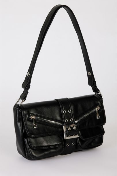 Woman Faux Leather Shoulder Bag