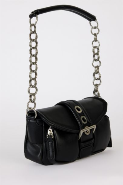Woman Faux Leather Shoulder Bag
