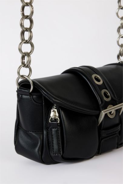Woman Faux Leather Shoulder Bag