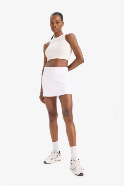 DeFactoFit Standard Fit With Leggings Mini Skirt