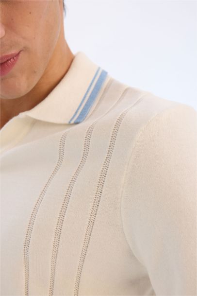 Standard Fit Short Sleeve Knitwear Polo T-Shirt