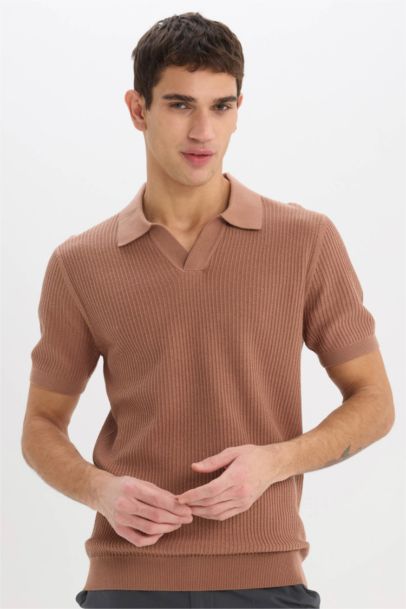 Стандартная посадка, поло с короткими рукавами, трикотажное