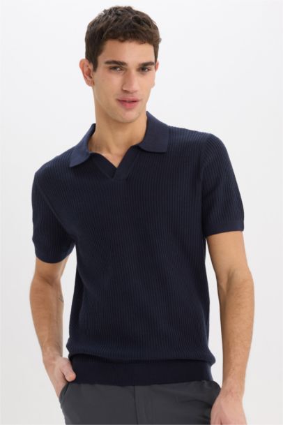 Стандартная посадка, поло с короткими рукавами, трикотажное