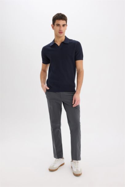 Стандартная посадка, поло с короткими рукавами, трикотажное