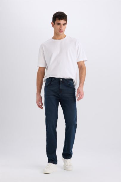 بنطلون جينز سيرجيو قصة عادية بخصر عادي