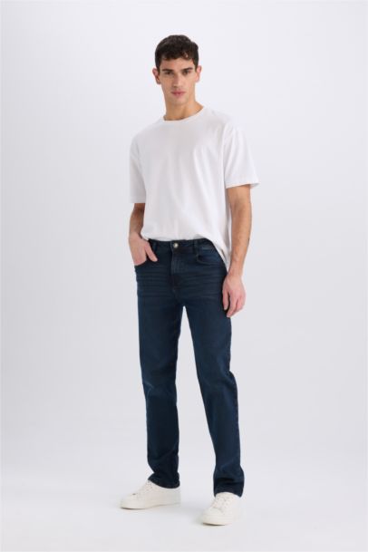 بنطلون جينز سيرجيو قصة عادية بخصر عادي