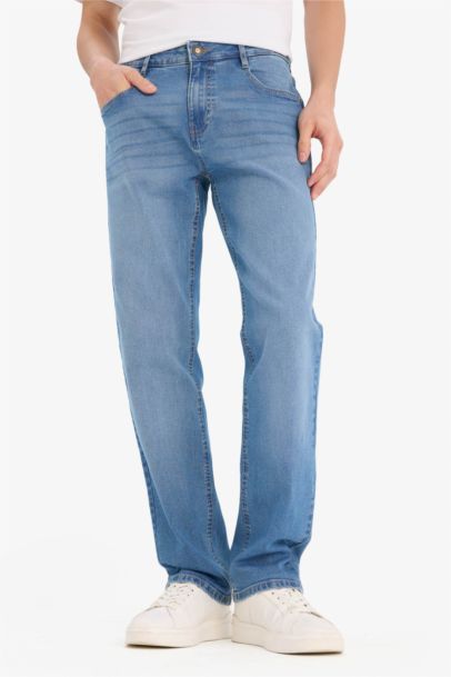 Sergio Regular Fit Normal Waist Straight Jeans