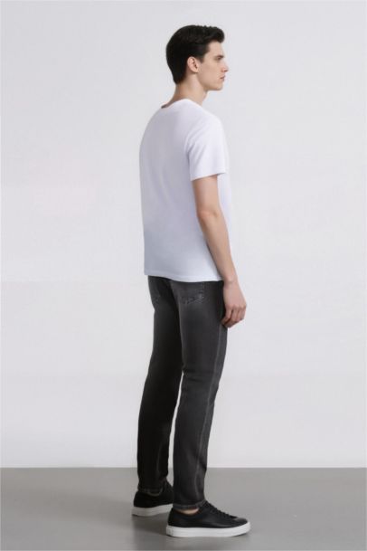 Carlo Skinny Fit Ekstra Dar Kalıp Normal Bel Ekstra Dar Paça Jean Pantolon