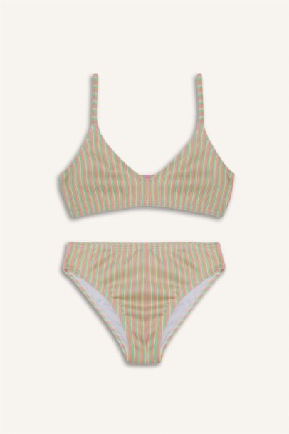 Girl Striped 2 Piece Bikini Set