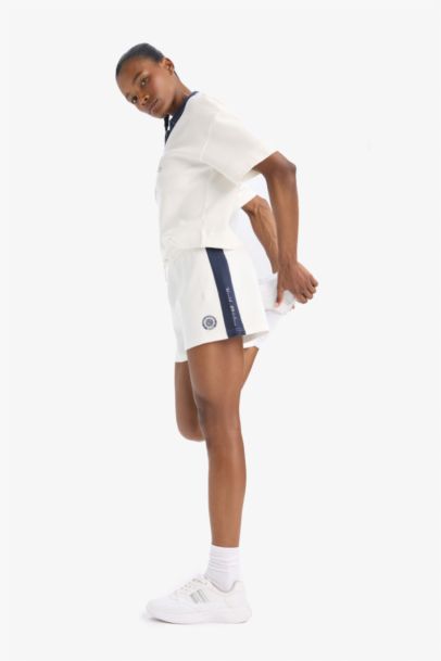 DeFactoFit Standard Fit Sports Waffle Shorts