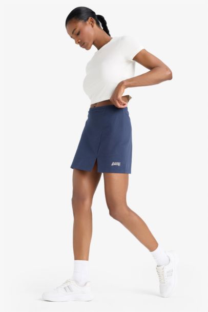 Юбка мини с внутренними шортами NBA Los Angeles Lakers стандартного фасона